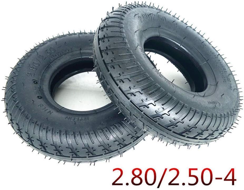 Tires 2.80-2.50-4 Inner and Outer Tires High Elastic Rubber Non-Slip and Wear-Resistant Seniors Scooter Tire