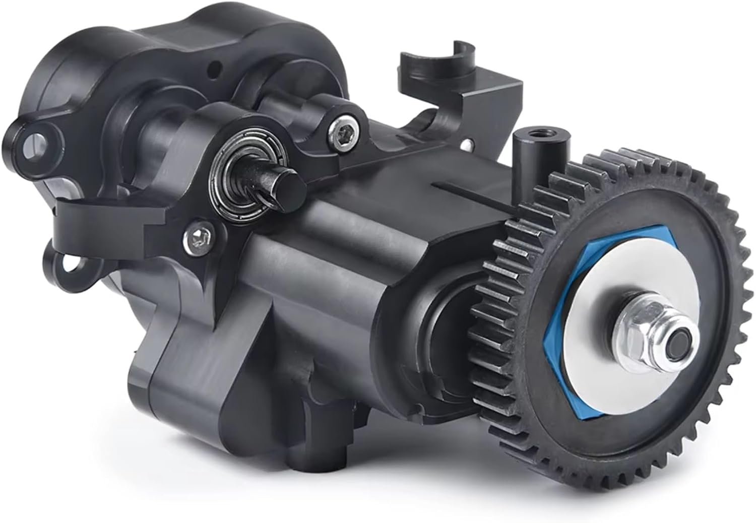 RC Gearboxes For TRX4 For TRX6 1/10 Metal Gearbox With Shifting Slipper Clutch And Transmission Internal Gears RC Crawler Parts