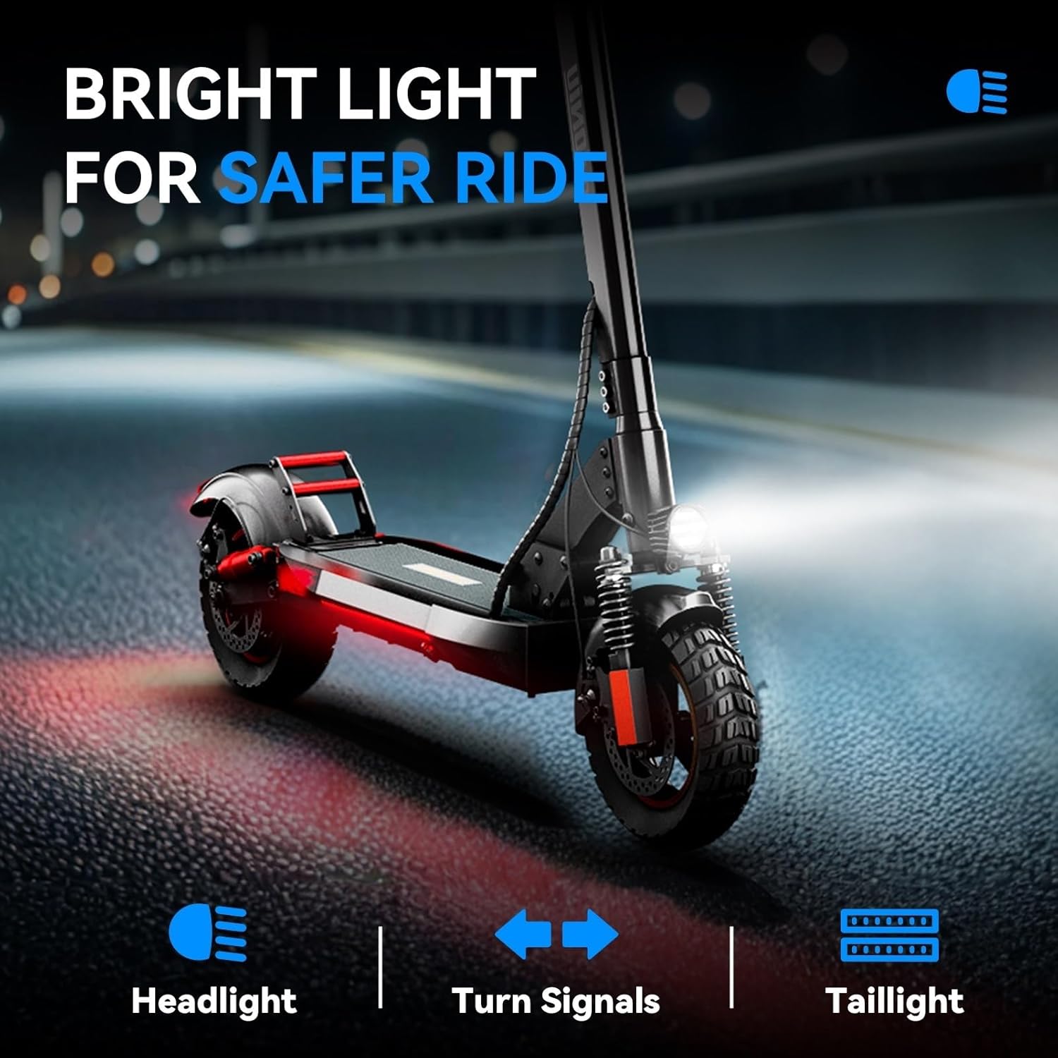 M4 Electric Scooter for Adults with seat 25-30 mph Fast Speed Heavy Duty 300+ lbs 10 inch Off Road Foldable e Scooter Mobility 31-37 Miles Long Range Bike e Scooters for Girls Men Teens