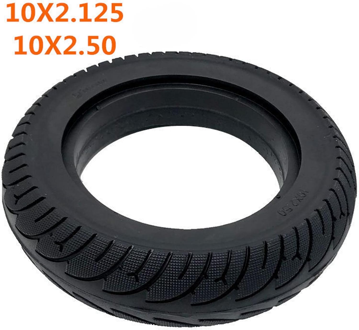 10 Inch Electric Scooter Solid Tires, 10X2.125,10X2.50 Front Rear Solid Tire Replacement for Electric Scooter Wheel Replacement