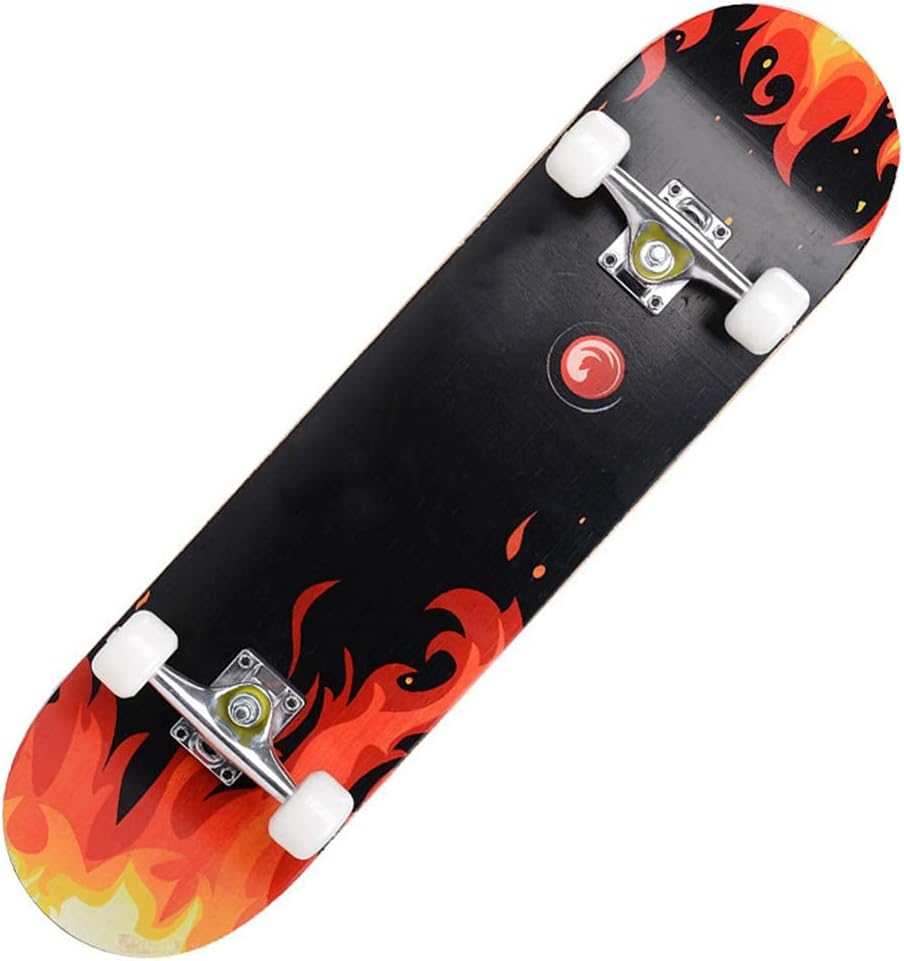 Skateboards 31 inches Complete Skateboards for Teens Beginners Girls Boys Kids Adults 7 Layer Maple Wood Skateboard