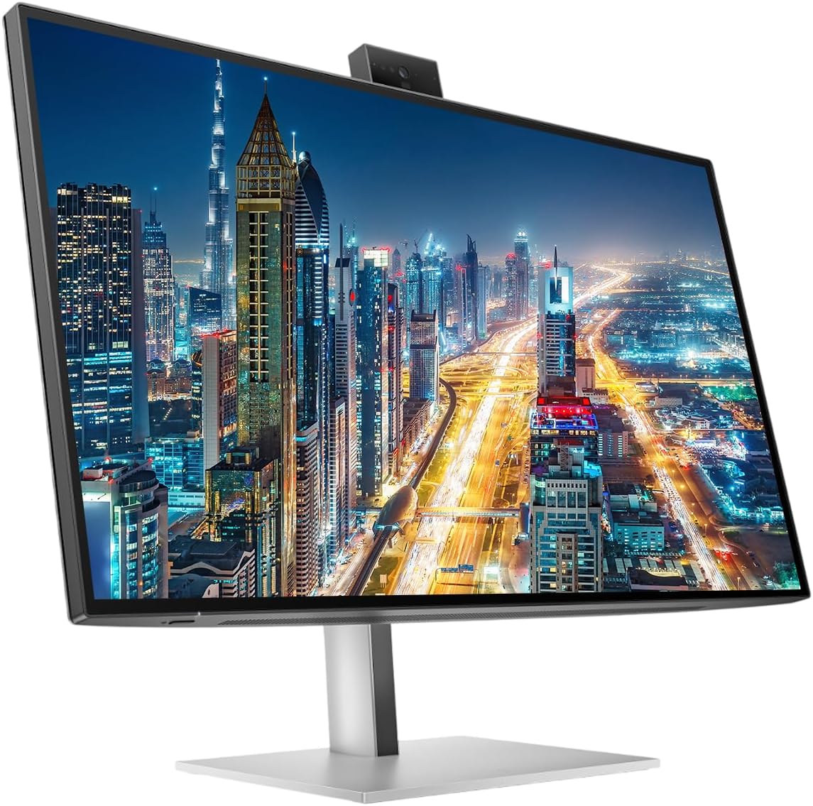 HP Series 7 Pro 27-inch 727pm & 727pk 4K UHD 2160P 2-Pack Monitors Bundle with Desk Mount Stand, USB-C Multiport G5 Dock, MK540 Wireless Keyboard & Mouse, Gel Mouse & Wrist Pad