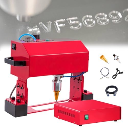 Portable Pneumatic Metal Engraving Machine - VIN & Engine Number Stamping Tool, Handheld Chassis Marker for Heavy Metal Parts Like Car Chassis and Components