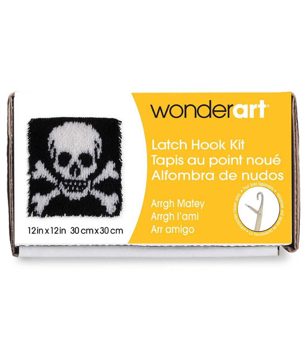 Wonderart Latch Hook Kit 12X12 Aargh Matey
