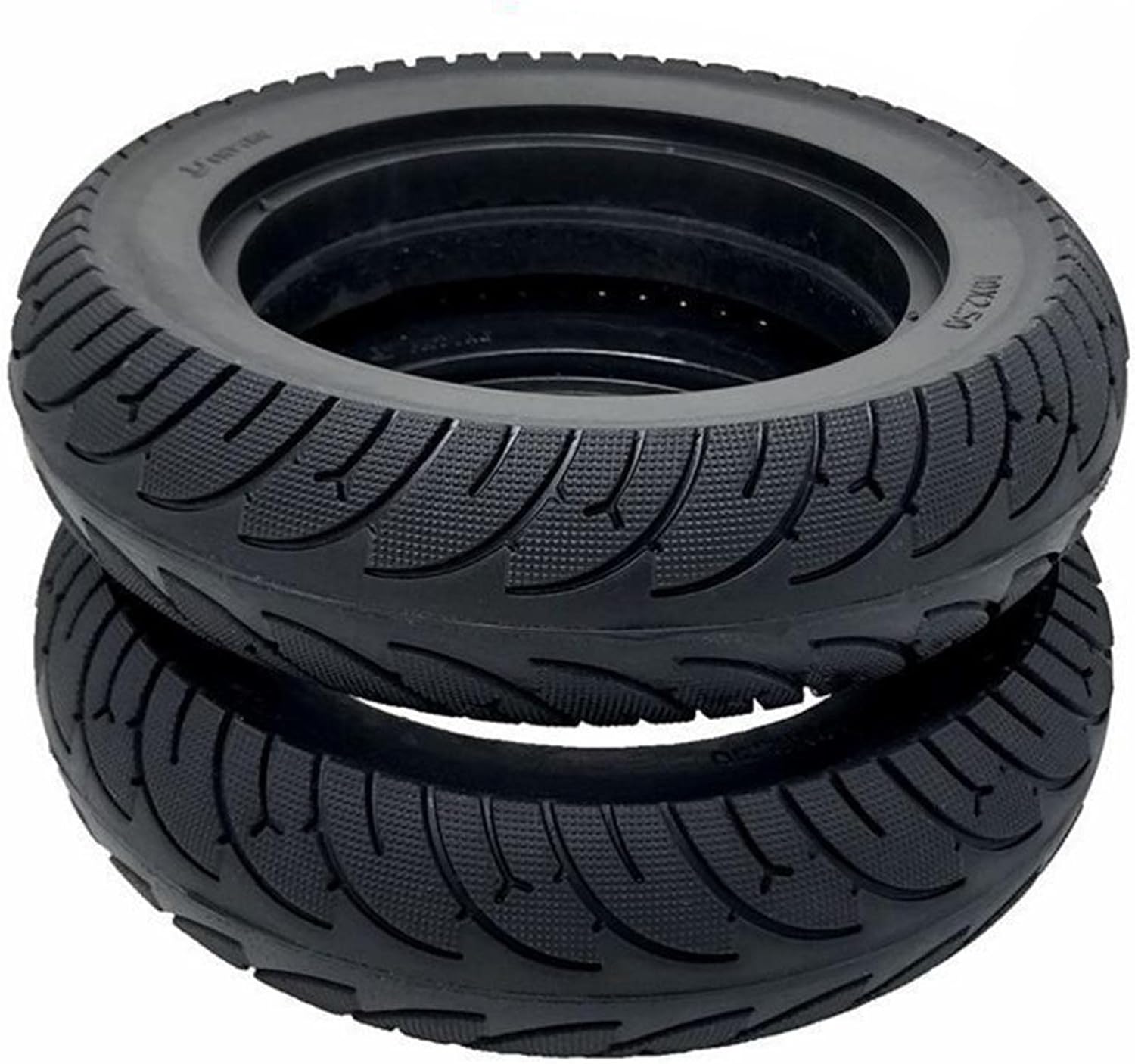 10 Inch Electric Scooter Solid Tires, 10X2.125,10X2.50 Front Rear Solid Tire Replacement for Electric Scooter Wheel Replacement