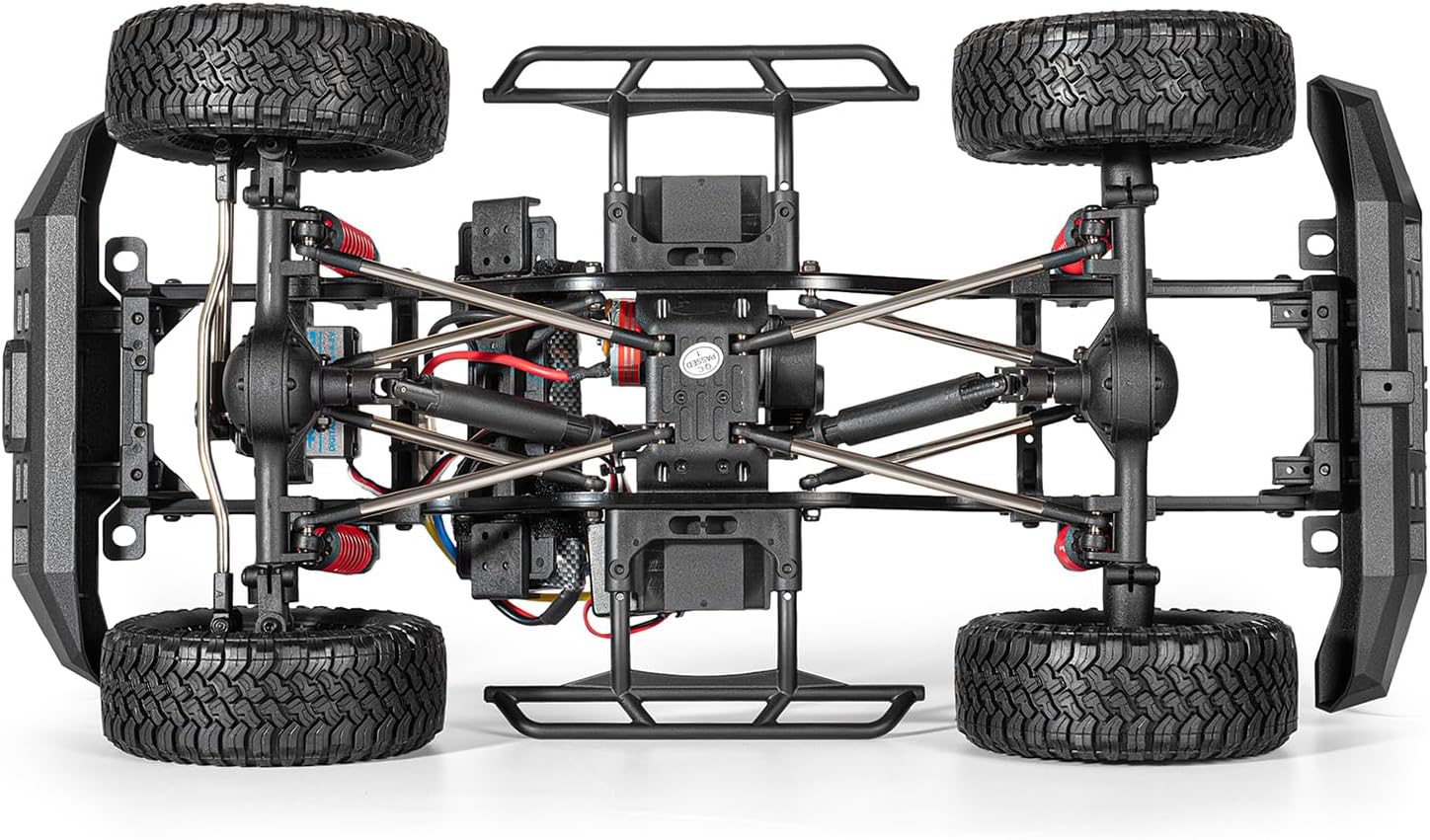 RGT RC Crawler 1:10 4wd Off Road Truck Rock Cruiser RC-4 Remote Control Car 4x4 Hobby RC Car Toy 136100V3FD Orange