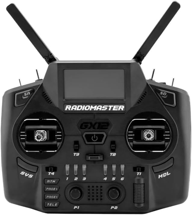 Radiomaster GX12 1000HZ 3D Digital CNC Hall Gimbal Dual Band Antenna Gemini XROSSBAND EXpressLRS Radio Controller ELRS Model 2