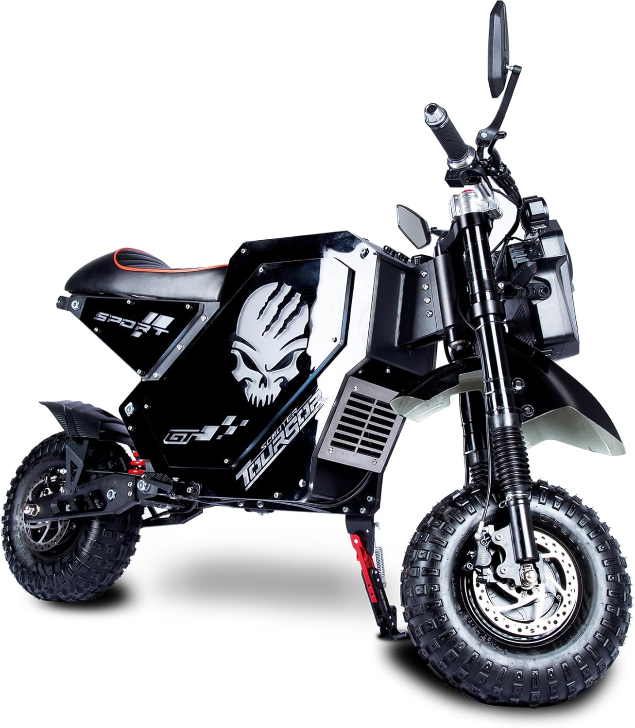 M10 72V Adult Electric Motorcycle - 10,000W Dual-Drive JL Motor, 62 MPH Top Speed, 50A Lithium Battery (Up to 93-Mile Range)