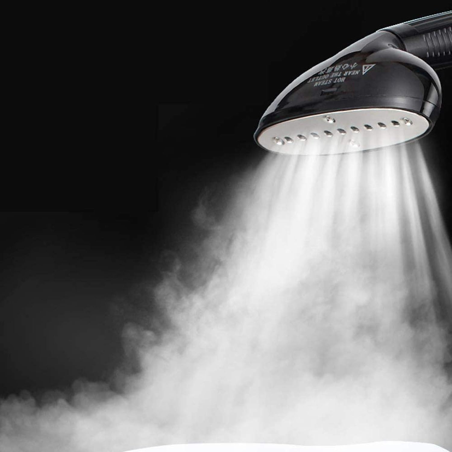 Clothes Vertical Garment Steamer Double Pole 2000W Quick Steam Household Small Hand-Held Steam Iron with Built-In Ironing Board And 1.8 L Water Tank,Gold (Gold)