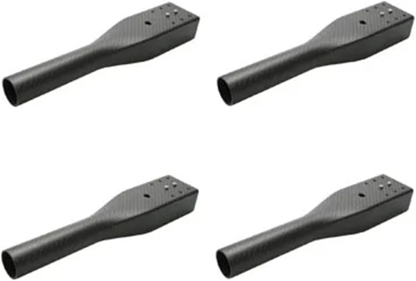 Compatible for RC, 4PCS Carbon Fiber Short Arm Shaped Pipe Connection Clip Tube Clamp 40mm 50mm for Multi-Rotor Plant Agriculture UAV Drone(50mm)