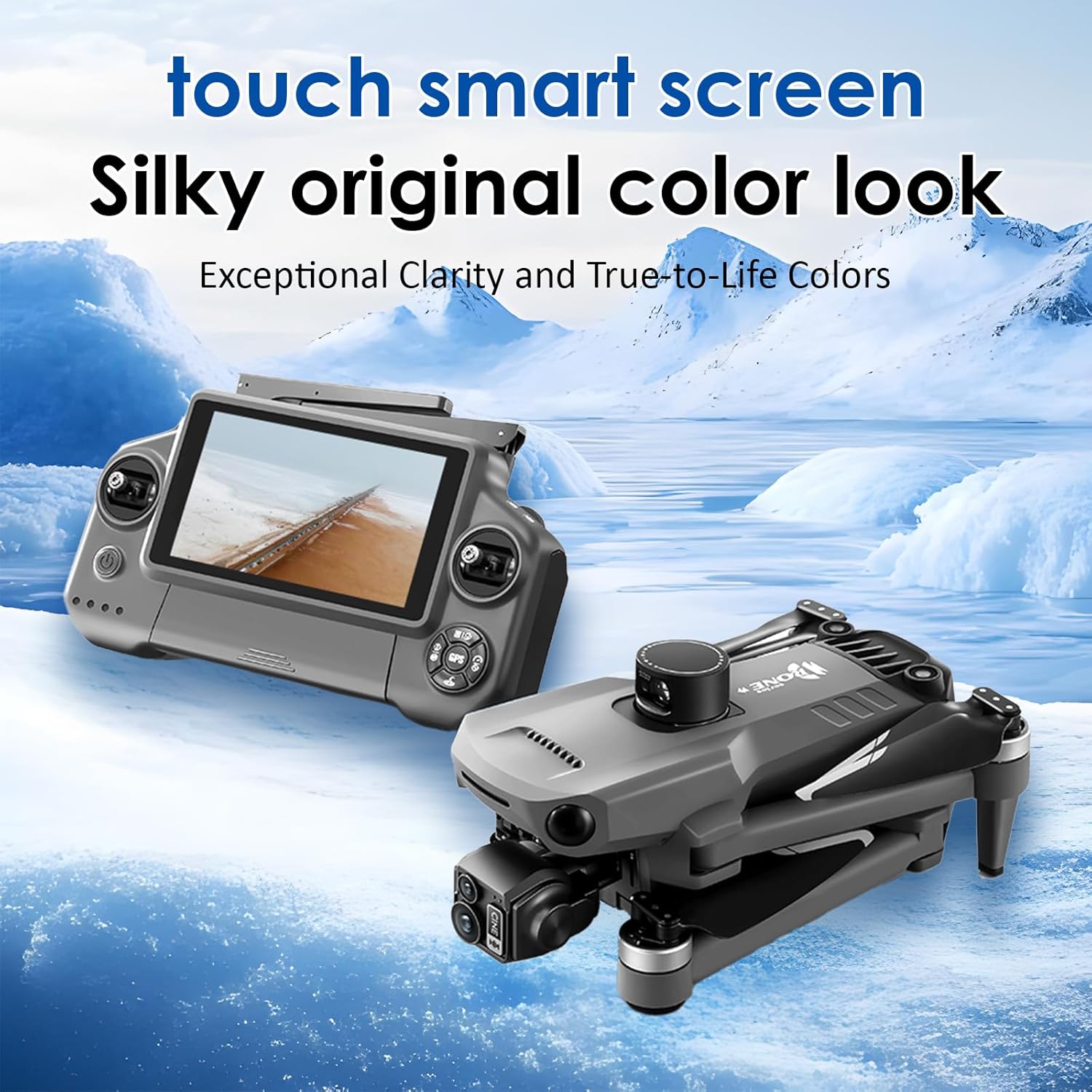 4K Professional-Grade Drone for Adults with 3-Axis Gimbal & 12KM FPV - Extended 90 Min Flight, GPS Auto-Return, Obstacle Avoidance & Foldable Portable Design