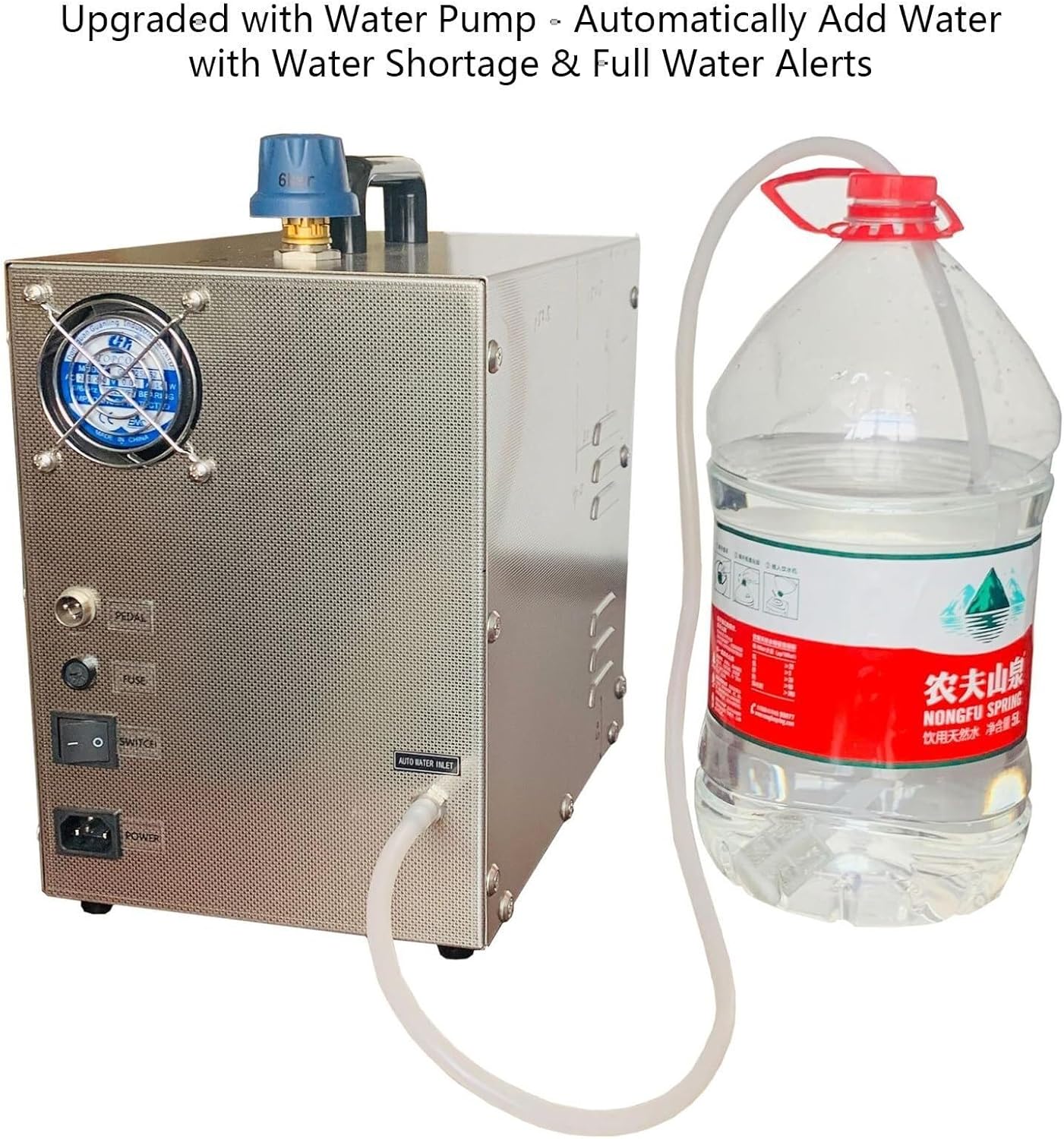 BGHJIKGFS Jewelry Steam Cleaner Professional Pressure Adjustable 2-5kg Steamer Stainless Steel Jewelry Cleaner 1300W