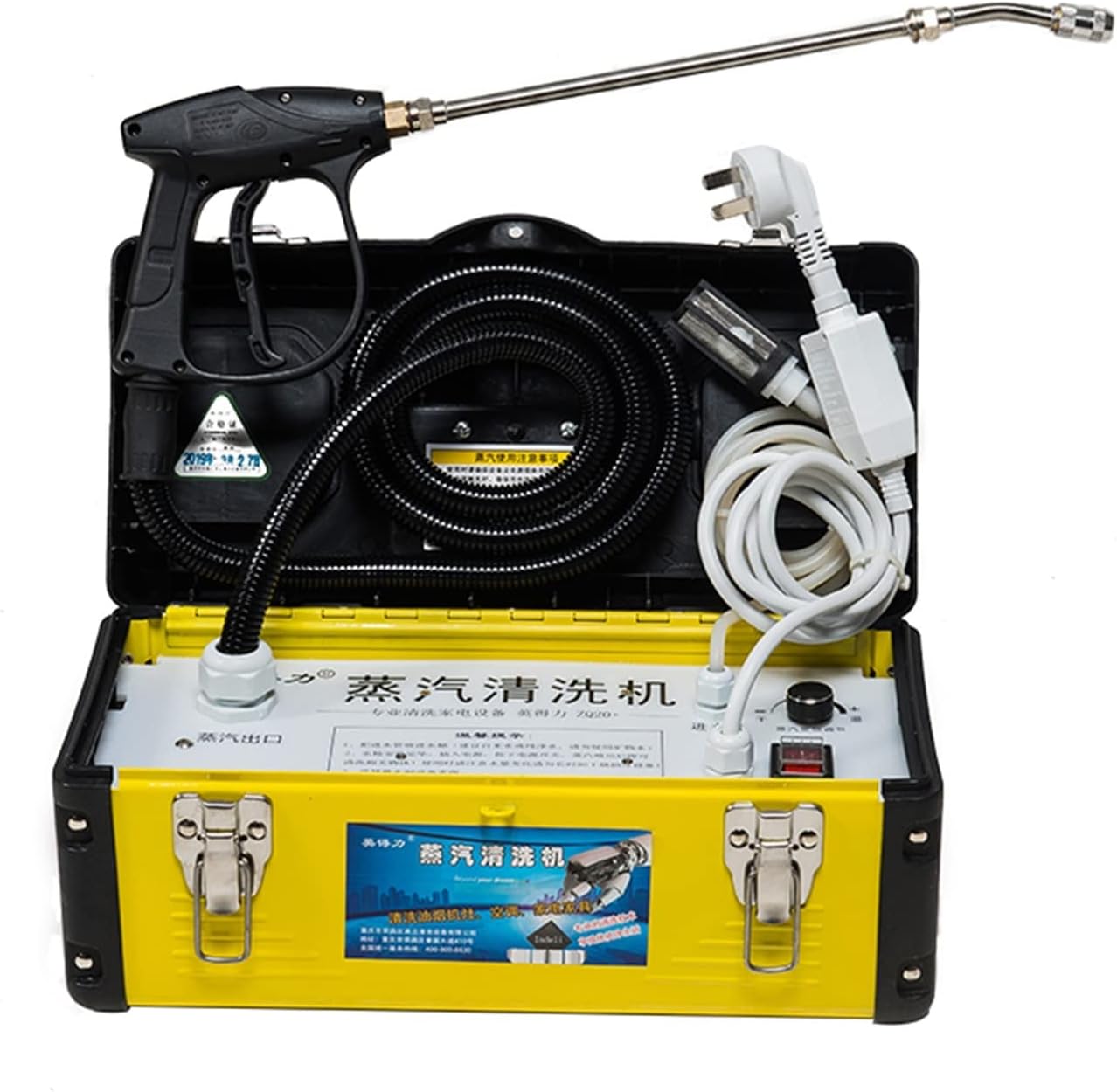 A1DFDFGOQSFG Steam Cleaning High Temperature Electric Steaming Cleaning Machine High Pressure Air Conditioner Kitchen Range Hood Car Cleaner Steam Cleaner