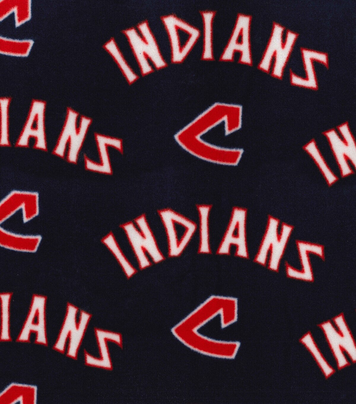 Fabric Traditions Cleveland Baseball Fleece Fabric Cooperstown