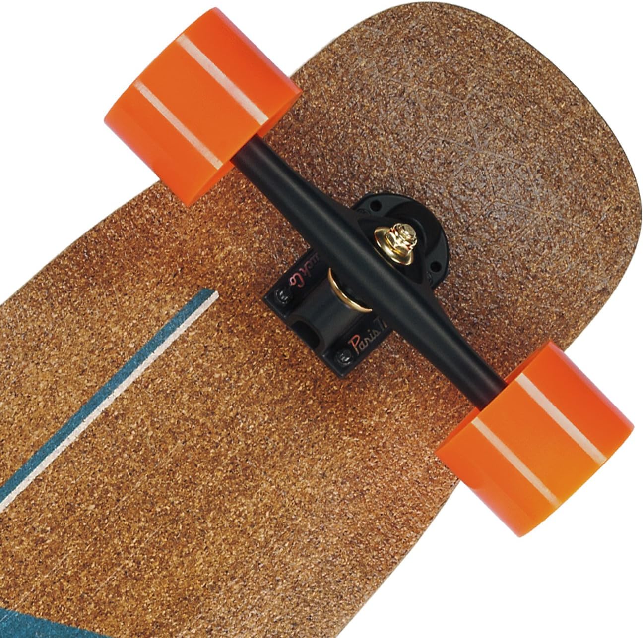 Loaded Boards Basalt Tesseract Bamboo Longboard Skateboard Complete (Dark Blue, 80a in Heat Wheels)