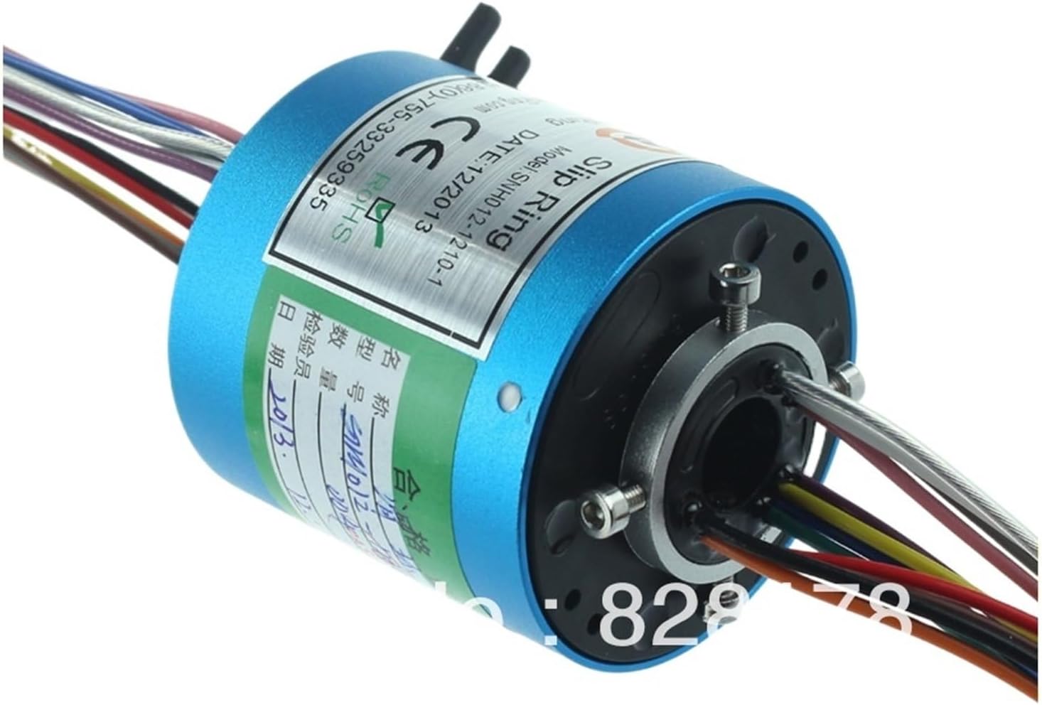 18 Circuits 10A with bore Size 12.7mm Gold-Gold Contacts of Through Hole Slip Rings