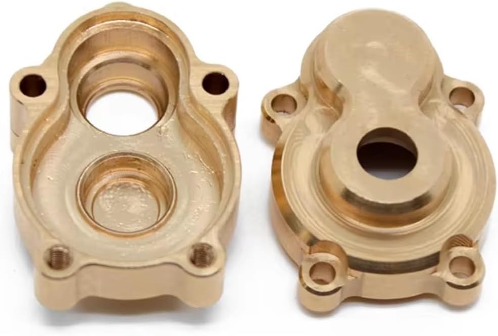 RC Cars Models For Absima CR1.8 For Yucatan CR3.4 For Sherpa YK4082 YK4102 1/8 1/10 Brass Front And Rear Portal Axle Gear Housing RC Car Upgrade Parts