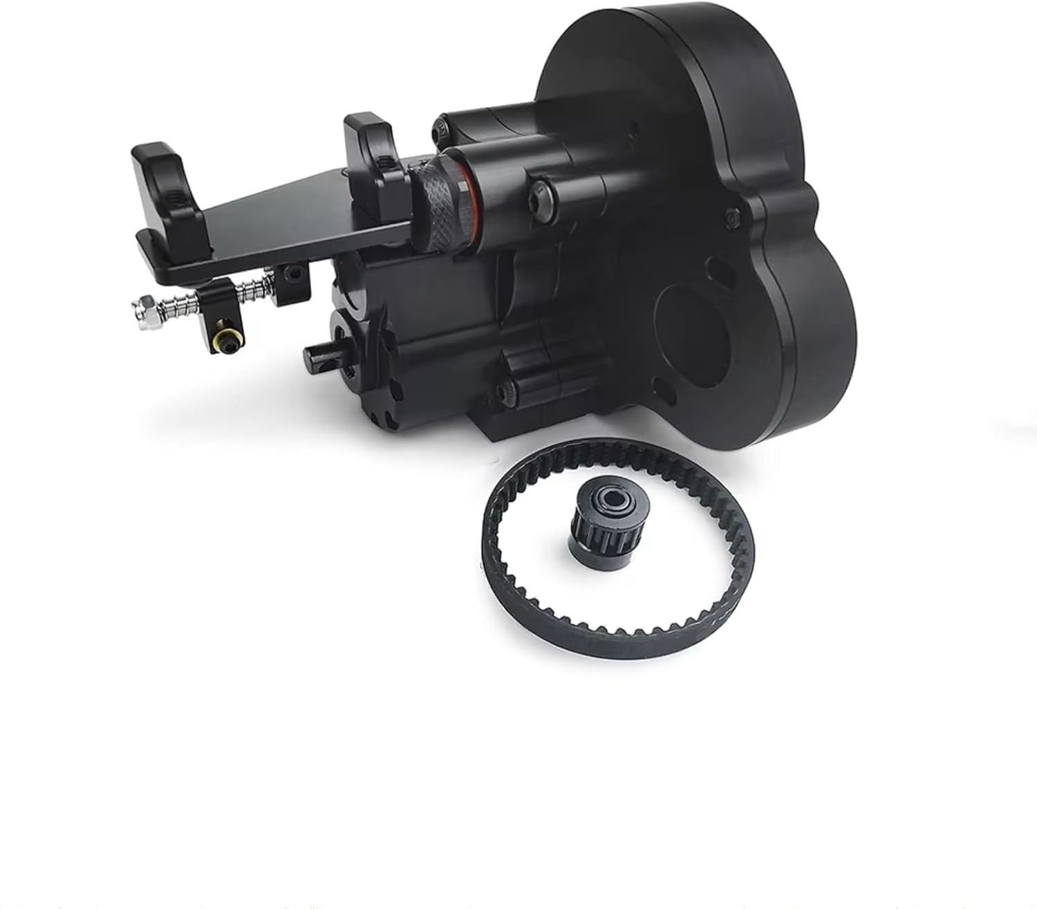 RC Gearboxes For Axial For SCX10 For Wrangler For Wraith 90048 1/10 Metal 2 Speed Reverse Gearbox Transmission Belt RC Crawler Car Parts