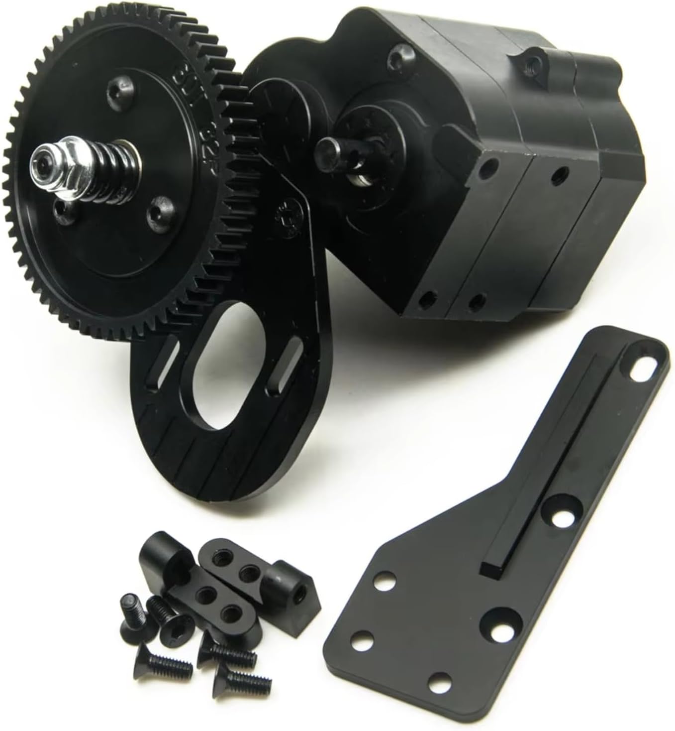 RC Gearboxes For Axial For SCX10 For Wraith 90018 1/10 Complete Metal 2 Speed Transmission Gearbox RC Crawler Car Truck Model Upgrade Parts(Gearbox)