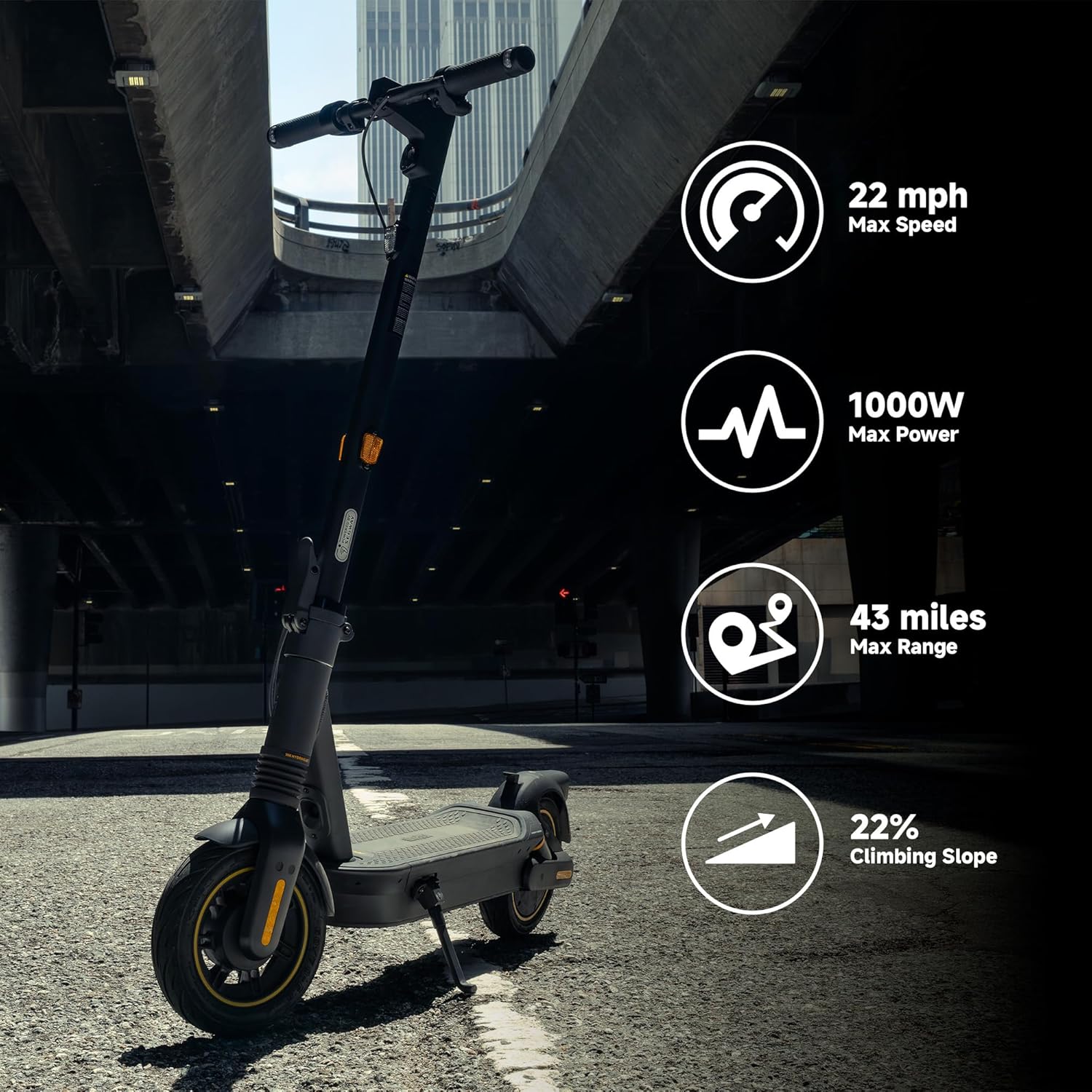 Segway Ninebot MAX Series Electric Scooter, Up to 22–28 MPH, Long Rang, Dual Suspension & Braking System, Fast Charging, Scooter for Adults, UL-2272 2271 Certified (G2/G3)