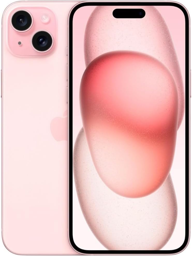 Apple iPhone 15, 128GB, Pink - Unlocked (Renewed)