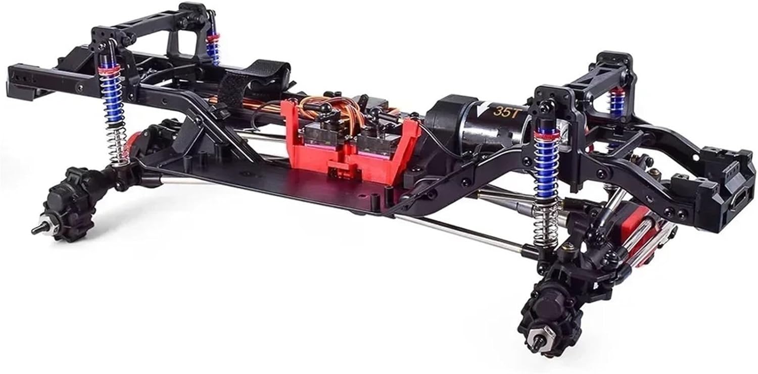 RC Crawlers Spare Parts For Traxxas For Trx-4 1/10 313mm 2 Speed Transmission Chassis Frame With Differential Portal Axle RC Car DIY Parts(Type A)