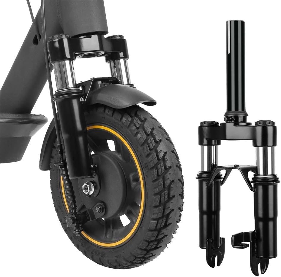 Front Suspension Absorber Parts Accessories Scooter Upgraded Hydraulic Shock Absorber Front Fork Compatible with Max G30 G30D G30LP(Black rear 1Set)