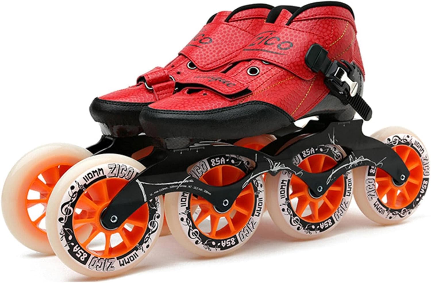NC Outdoor Speed Racing Long Street Trace Asphalt Road Inline Speed Skates Shoes Carbon Fiber Adults Kids Sport Roller Patines E U48