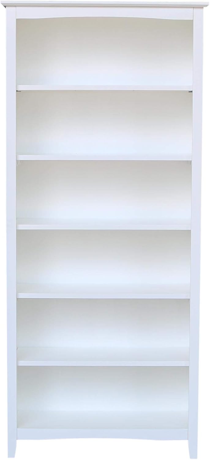 Shaker Solid Wood Bookcase, 72