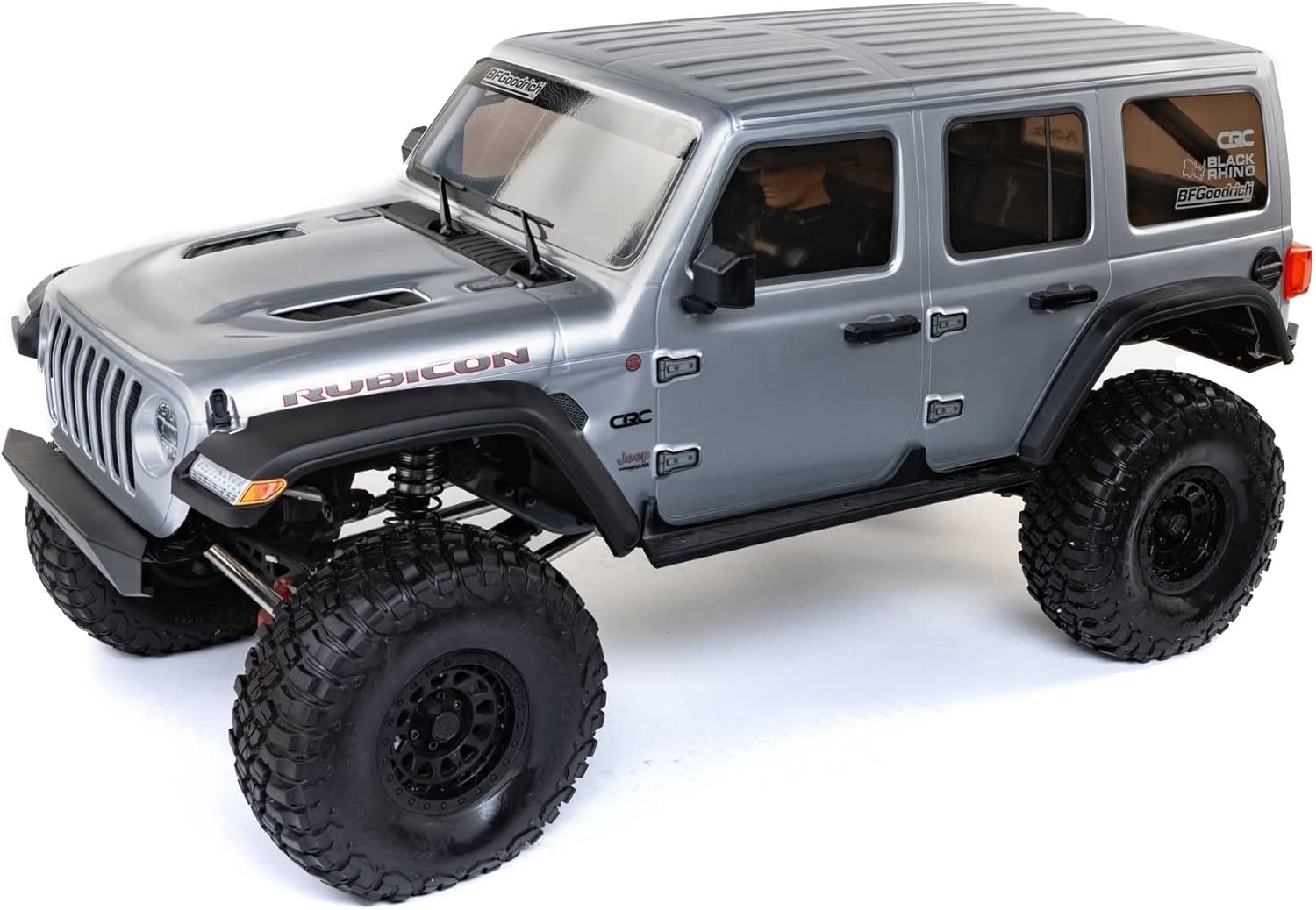Axial RC Truck 1/6 SCX6 Jeep JLU Wrangler 4WD Rock Crawler RTR (Batteries and Charger Not Included): Silver, AXI05000T2