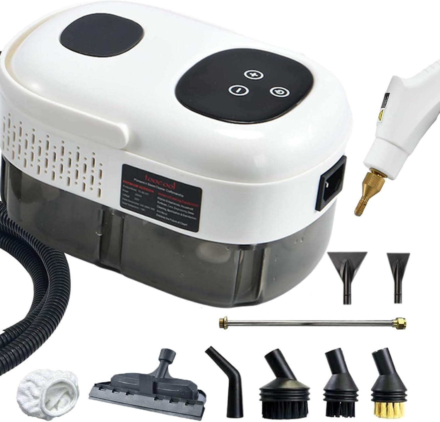 Home Multi-functional Steam Cleaner, 15-Second Quick Heating, 105°C High-temperature Cleaner, Suitable for Cars, Kitchens, Furniture, Tile Grout, Tiles