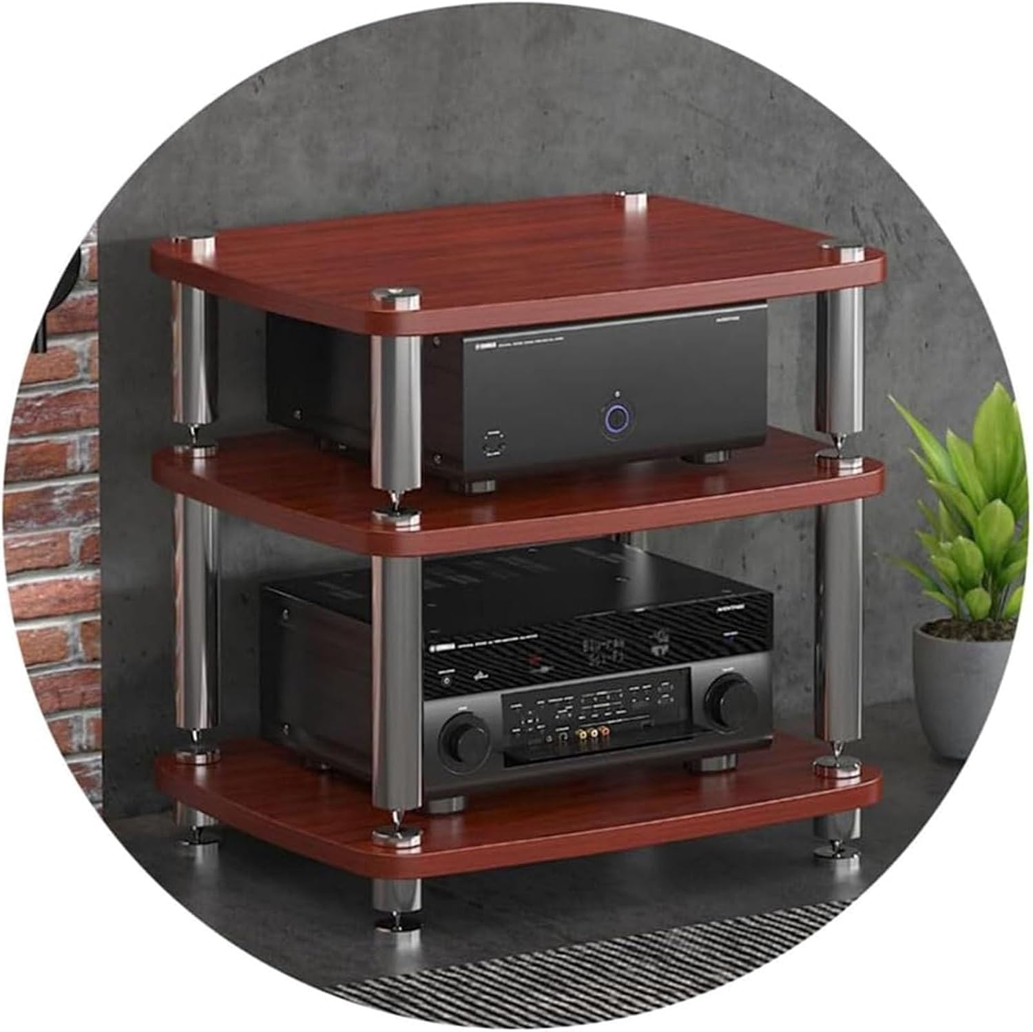 1/2/3/4-layer HiFi Audio Cabinet HiFi Stand Record Player MDF Stand