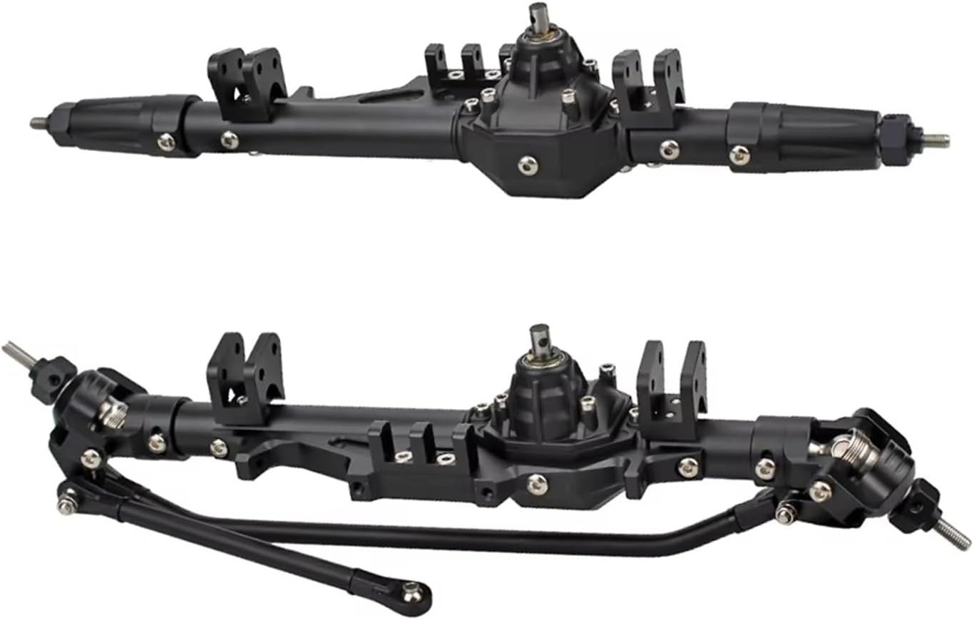 Compatible with Axial for Wraith for Rock for Racer 90018 90045 RR10 90048 90053 Aluminum Alloy Front Rear Axle 1/10 RC Crawler Car RC Accessories