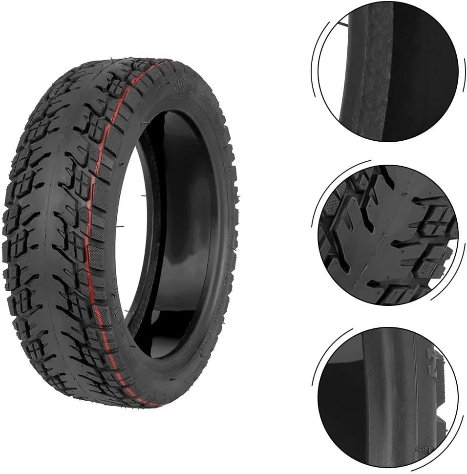 Motorized Scooter 10 Inch Off-Road Tubeless Tire 10x2.50-6.5 E-Scooter Self-Repair Tyre Replacement Electric Scooter Accessories Motorized Scooter