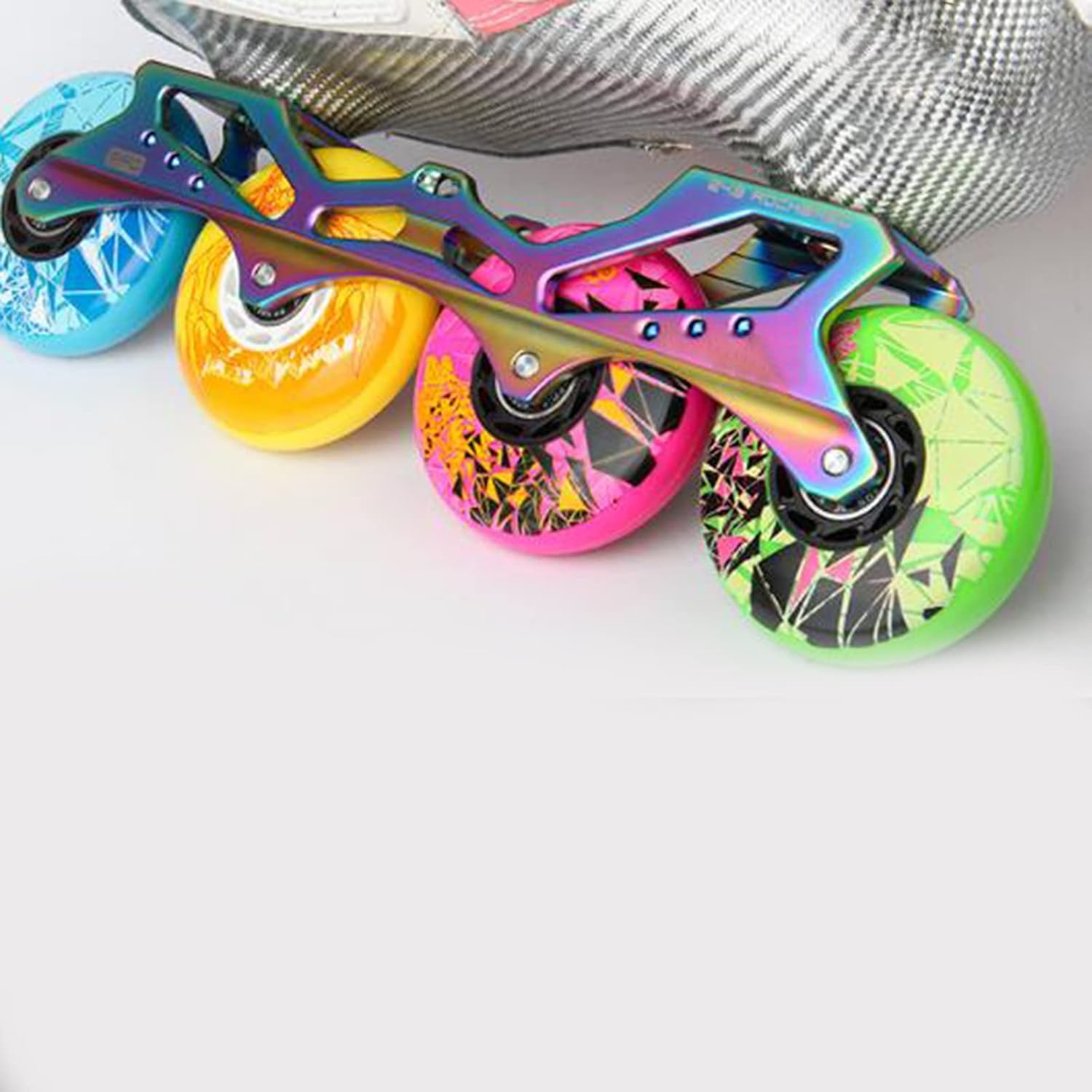 Skate Wheels Replacement, Inline 72mm/76mm/80mm Indoor/Outdoor Inline Skate Replacement Wheel 86 A for Most Inline Skates Product