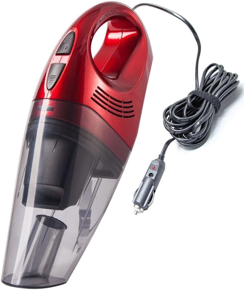 Feiyx Handheld Vacuum,High Power,Vacuum Cleaner Portable Desktop Vacuum,Pet Hair Vacuum USB Charging Car Vacuum Cleaner (Color : Red)