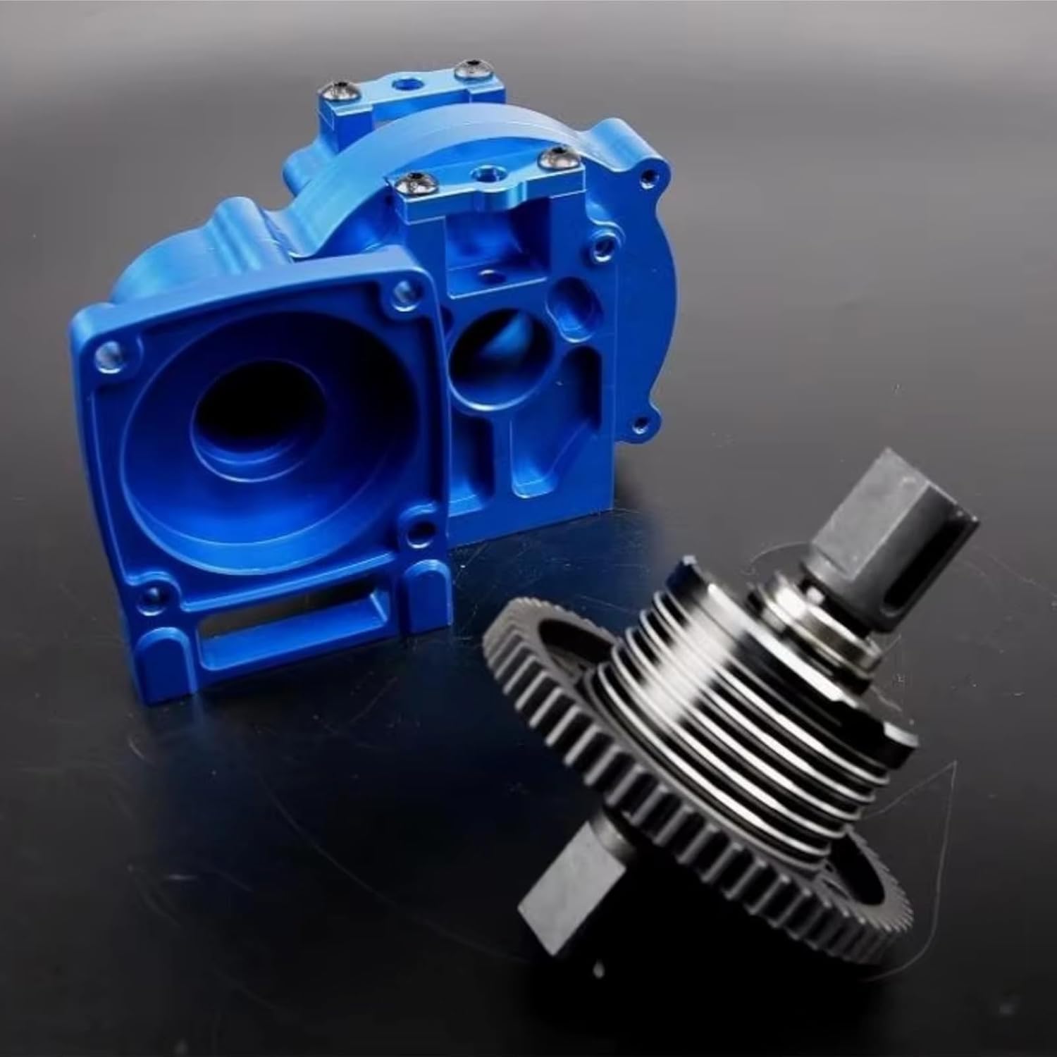 RC Car Parts Compatible with Rovan LT SLT Trucks for LOSI 5ive-T KMX2 30 Degree North Truck 1/5 RC Car Parts Aluminum Center Transmission Differential