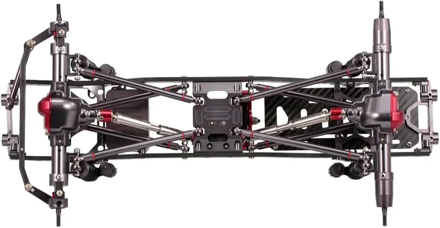 RC Parts for Axial for SCX10 RC Crawler for Climbing Car DIY 1/10 RC Car Frame Kit CNC Modification Accessories