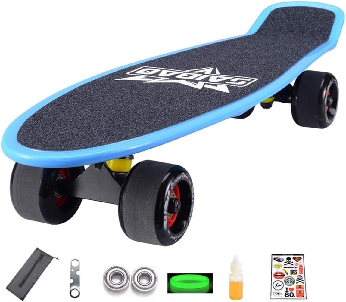 NAUTIG Magneto Complete Skateboard 7-Layer Canadian Maple Deck | Kids Skateboard Cruiser Skateboard | Skateboard for Beginners, Teens & Adults