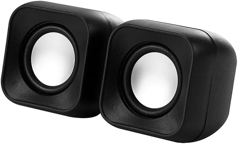 2 PCS Laptop Desktop Computer Mini Audio Wired Speaker Multimedia Subwoofer(E)
