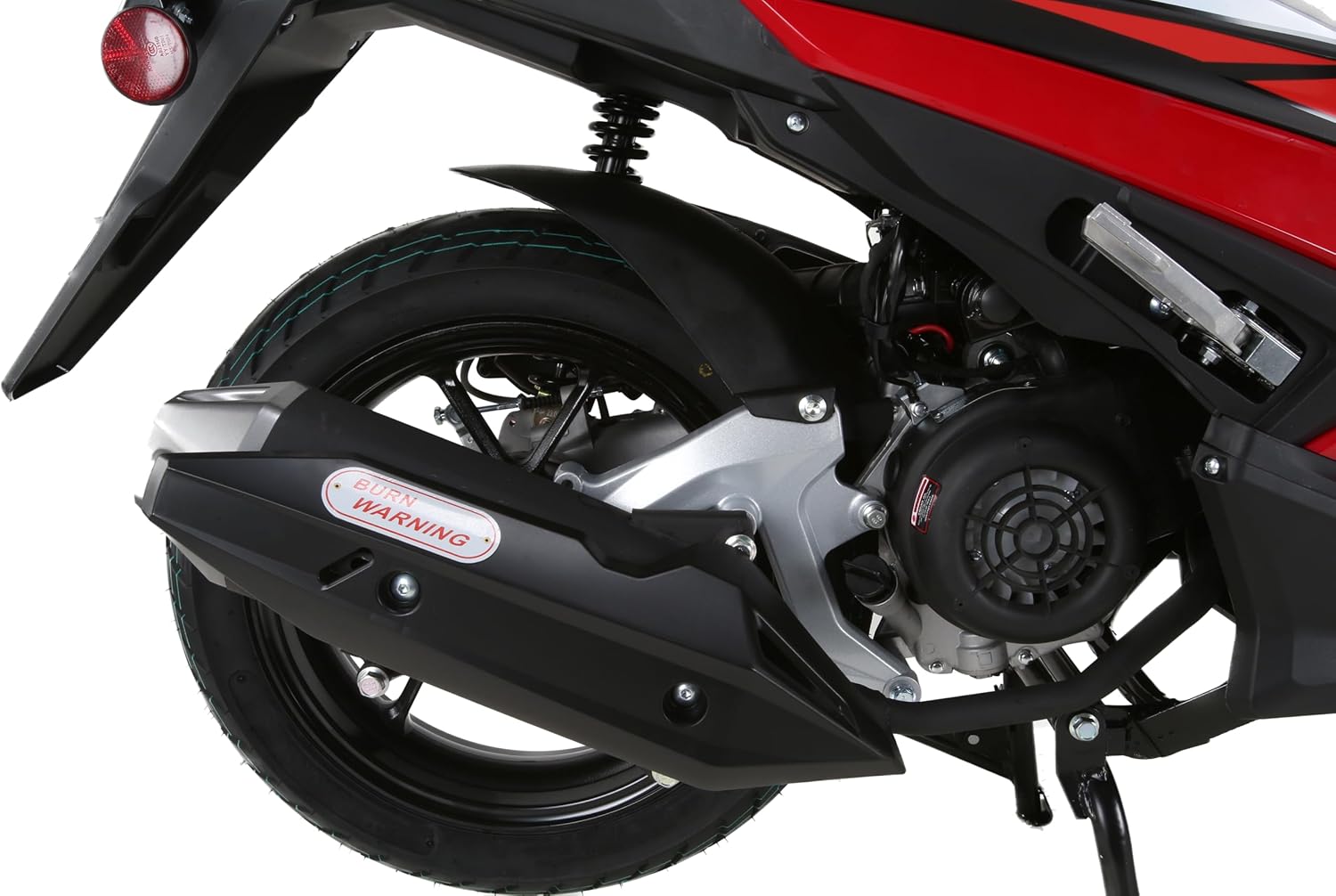 HHH SPIDER 200 EFI Street Moped Adult 200cc Scooter Motorcycle Fully Automatic Deluxe Motorscooter for adult (RED)