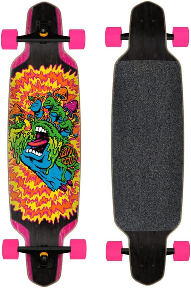 Santa Cruz Toxic Hand Drop Down Cruzer Longboard Complete 37