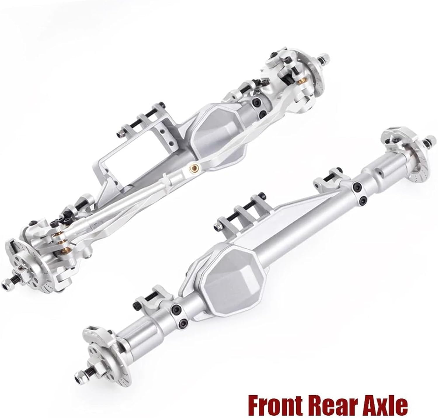 RC Vehicle Axles Compatible with Axial for RBX10 for Ryft 1/10 RC Car Metal Front Rear Axle RC Car Axles Set RC Crawler Car Front Rear Axle Upgrade Parts(Color:3)