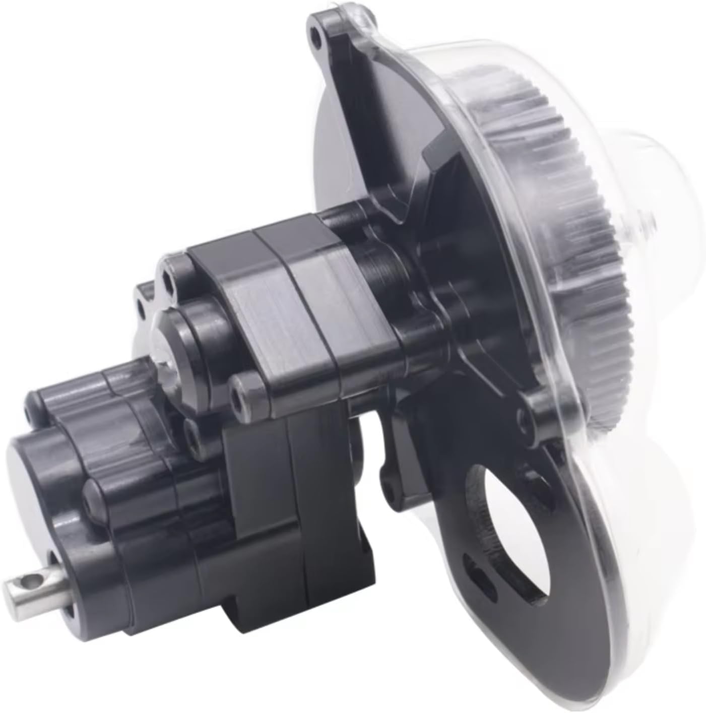 RC Gearboxes For Axial For SCX10 For Wraith 1/10 For Racing Metal CNC Machined Reverse Transmission Gearbox Upgrades Parts Accessories RC Crawler Car