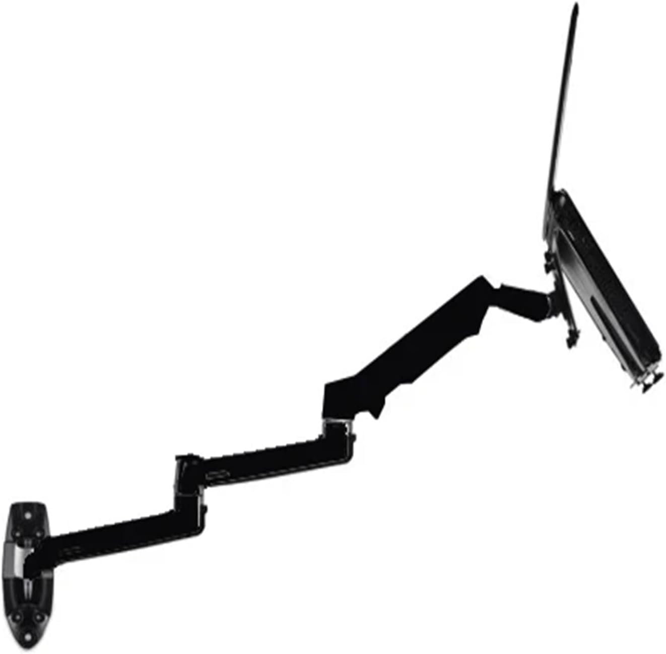 V63WT/XSJ8013WT Wall Mounted Laptop Stand Extra Long Arm Mechanical Spring Full Movement 2 in 1 Laptop Monitor Stand Laptop(Color:XSJ8013WTB)