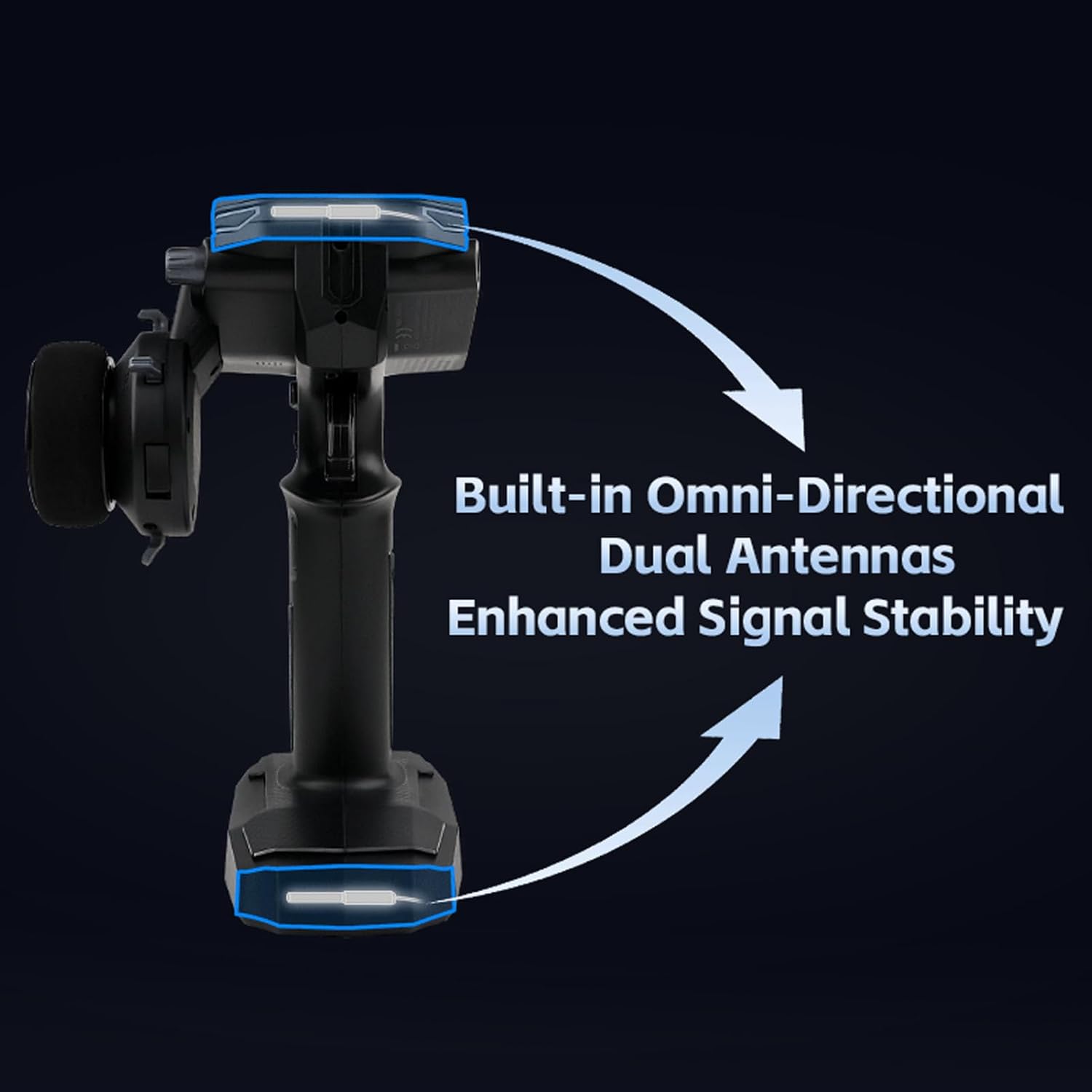 GoolRC Flysky FS-G11P 2.4GHz 11CH Radio Transmitter with FS-R11P Receiver, 3.5 Inch IPS Screen Dual Antenna Remote Controller with Receiver for RC Car Boat