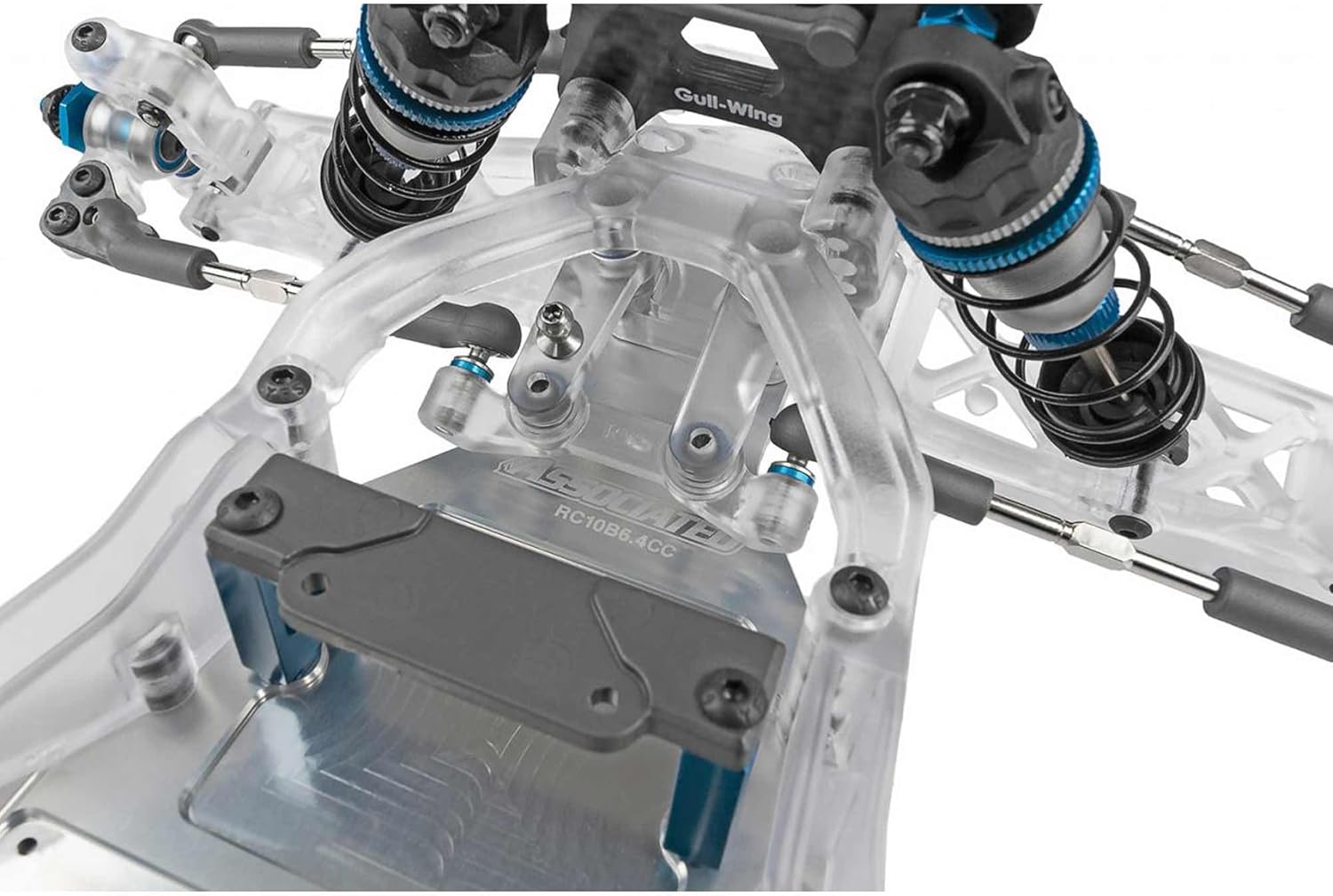 Horizon Hobby Team Associated B6.4 CC ASC90043 RC10B6.4CC Collector's Clear Edition 1/10 2WD Electric Buggy Kit Crystal, Small