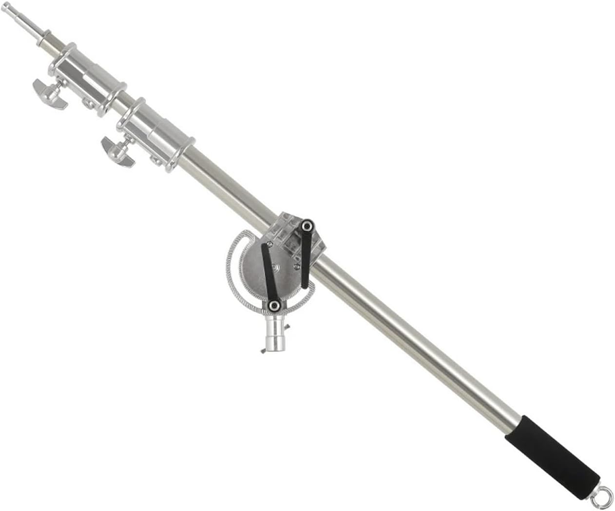 106cm-249cm stainless steel cross arm pole with weight bag accessories extension pole studio kit light stand(Crossbar and wheels)