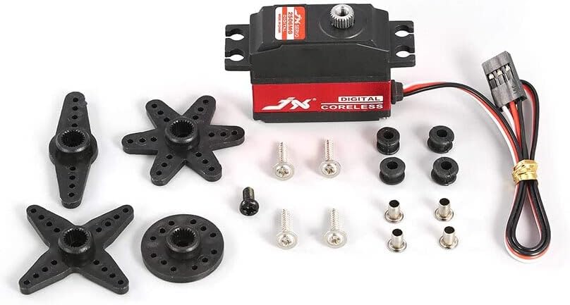 Replacement Part For Servo Pdi-2506Mg 25G 6.6Kg Metal Gear Digital Coreless Servo 12428 Rc Car 450 500 Helicopter Fixed-Wing Airplane Parts - (Color: 4pcs)