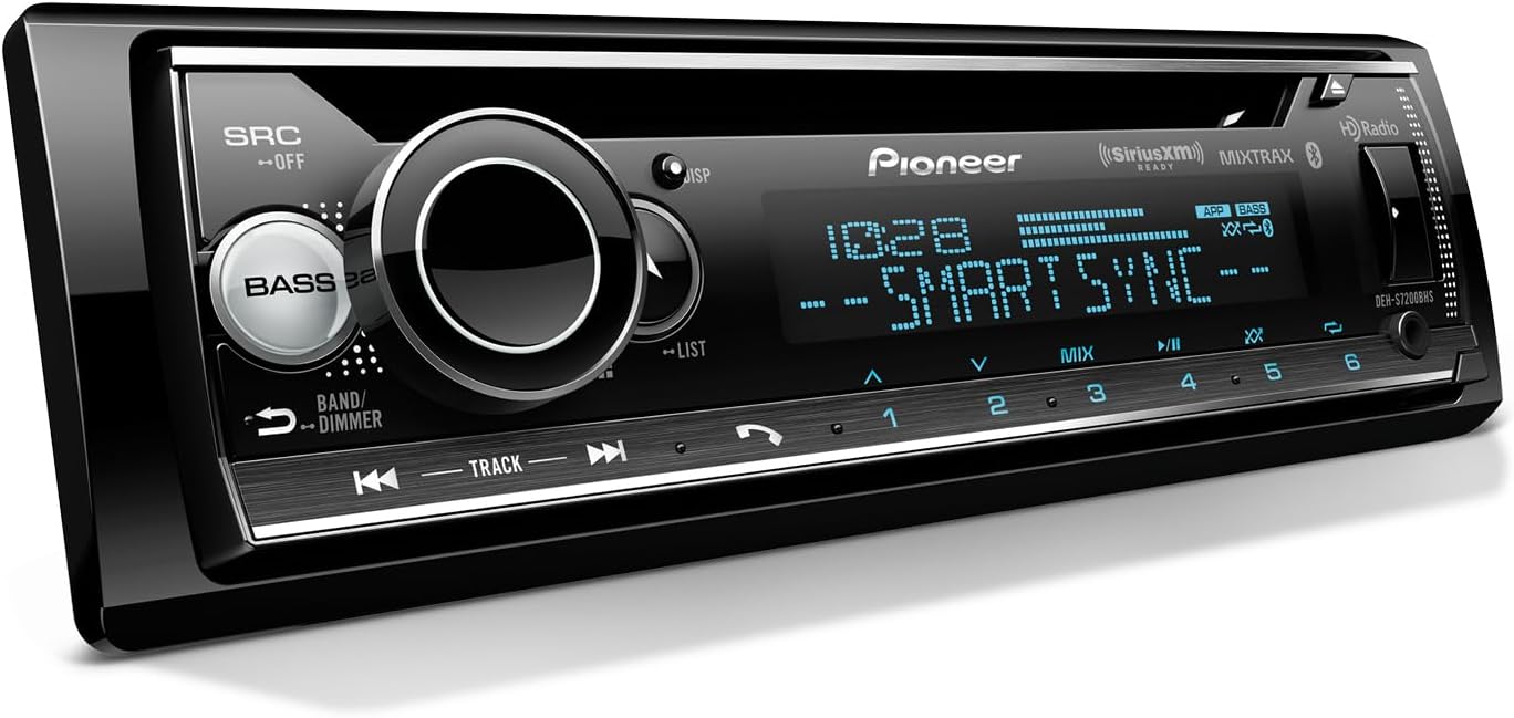 Pioneer DEH-S7200BHS 1-Din CD Receiver Bluetooth
